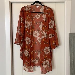 Size L/XL sheer kimono
